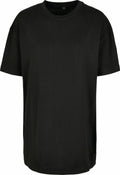 BY149 by Build Your Brand, a plain black T-shirt set against a white background.