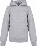 BY185 hoodie by Build Your Brand with a front pocket and hood, set against a white background.