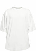 The BY193 T-shirt by Build Your Brand, featuring short sleeves and a round neckline, is displayed against a plain background. It appears to have a loose fit and is centered in the image.
