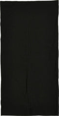 A plain black fabric neck gaiter from Build Your Brand, model BY200.