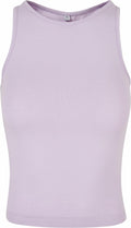 BY208 sleeveless tank top in light purple by Build Your Brand, set against a white background.