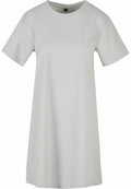BY214 t-shirt dress by Build Your Brand displayed against a white background.