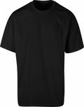 The BY249 T-shirt by Build Your Brand is a plain black short-sleeve with a round neckline.