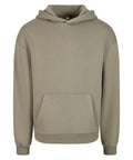 The Hoodies product is a light olive green hooded jumper featuring a front kangaroo pocket, ribbed cuffs, and hem, shown on a white background.