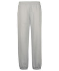 Light grey tracksuit bottoms with an elasticated waistband and elasticated cuffs, displayed against a plain white background.