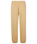Beige Jogging Bottoms with an elasticated waistband and cuffs, shown against a plain white background.