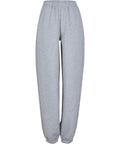 Track bottoms: Plain light grey with elasticated waistband and ankle cuffs, shown against a white background.