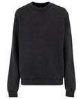 A black crewneck sweatshirt from Sweatshirts with long sleeves, ribbed cuffs, collar, and hem, shown on a white background.