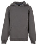 A grey Hoodies sweatshirt with a hood, long sleeves, front kangaroo pocket, and ribbed cuffs and hem, shown against a white background.