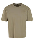 The T-Shirts product is a plain, short-sleeve, crew-neck T-shirt in light olive or khaki, shown against a white background with a relaxed fit and no visible patterns, logos, or designs.