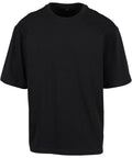 A plain black T-shirt short-sleeve tee with a crew neckline and loose unisex fit, displayed on a white background. No visible logos or patterns.