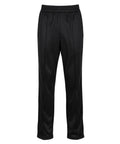 Black Tracksuit Bottoms featuring an elasticated waistband and straight legs, without visible logos or patterns, shown on a white background.