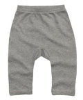 BZ049 baby leggings by Babybugz, featuring an elastic waistband, displayed on a white background.