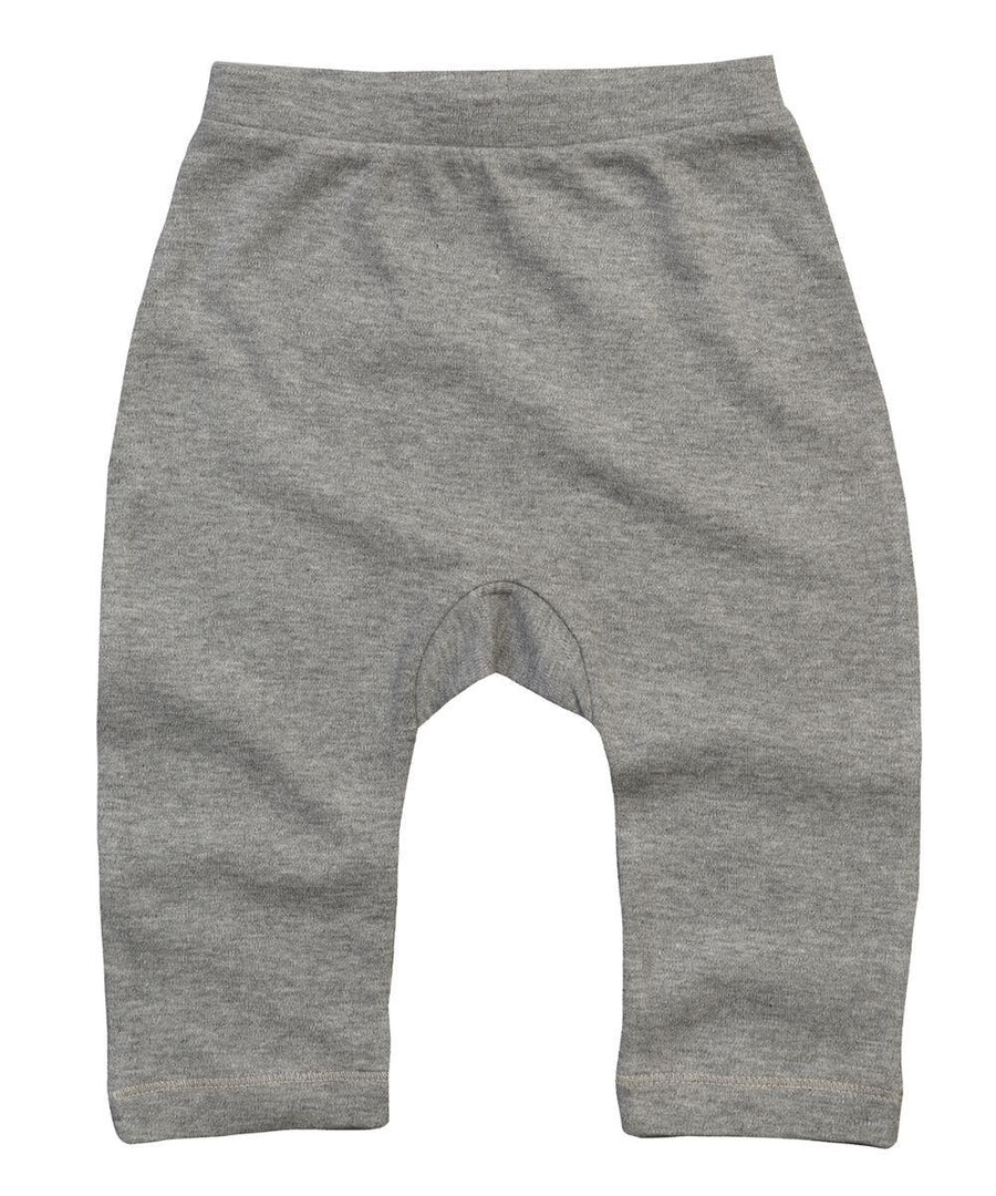 BZ049 baby leggings by Babybugz, featuring an elastic waistband, displayed on a white background.