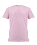 The T-Shirts product is a plain, short-sleeved light pink T-shirt with a crew neckline, shown on a white background and featuring no visible logos, patterns, or designs.
