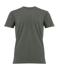 The T-Shirts product is a plain, short-sleeved crew neck in solid muted olive green, shown flat and facing forwards against a white background.