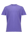 The T-Shirts product is a plain, short-sleeved, crew neck t-shirt in solid purple with a relaxed fit, shown against a white background and featuring no visible logos, patterns, or designs.