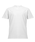 A front-facing plain white short-sleeve T-Shirts product with no logos or designs, displayed against a white background.