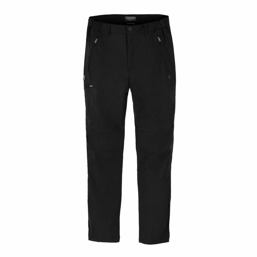 Craghoppers outdoor pants CR233, featuring zippered pockets and a button closure, displayed on a plain white background.
