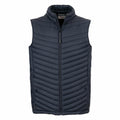 A Craghoppers CR311 sleeveless quilted puffer vest in navy, featuring a front zipper and a high collar.