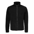Craghoppers CR315 is a black zip-up fleece jacket that features a high collar, long sleeves, and a small logo on the lower right side.