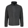 The Craghoppers CR315 is a dark gray fleece jacket featuring a zip-up design, a high collar, and long sleeves, displayed against a plain background.
