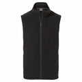 A black Craghoppers fleece vest, model CR319, featuring a zip-up front and a high collar.