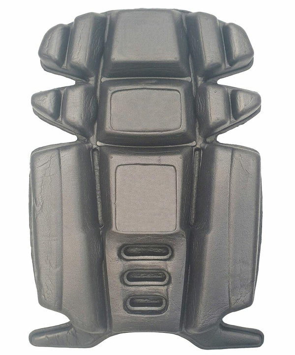A black knee pad insert with a segmented design for flexibility and comfort, the Craghoppers CR707.