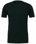 The CV001 from Bella + Canvas is a simple black t-shirt displayed against a white background. It features short sleeves and a round neckline, epitomizing minimalist design.