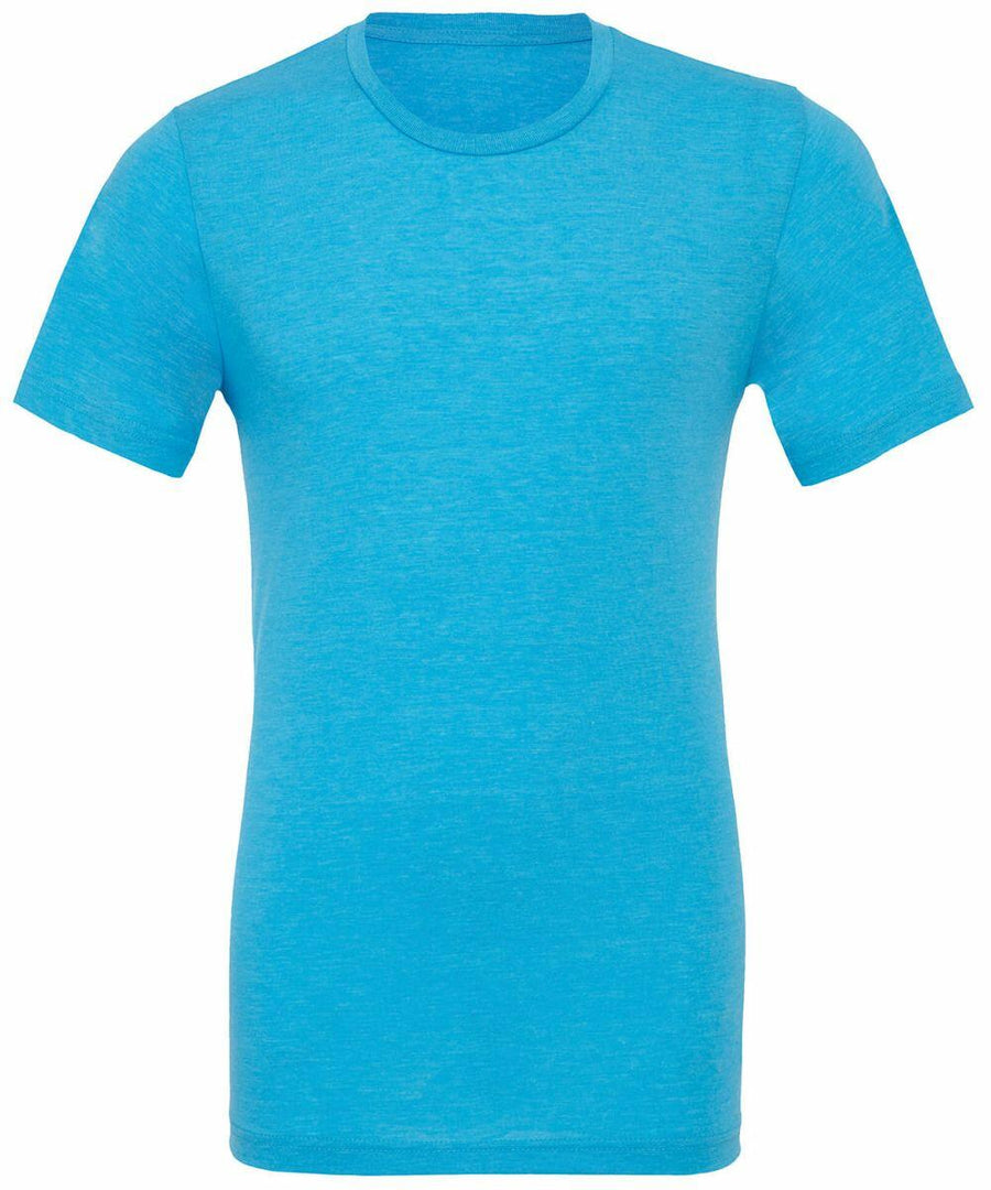 Bella + Canvas CV003, a plain blue t-shirt displayed on a white background.