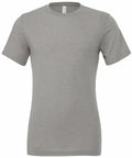 The Bella + Canvas CV003, a plain gray T-shirt featuring short sleeves and a crew neck, set against a white background.
