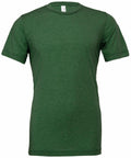 The Bella + Canvas CV003 is a simple green T-shirt featuring short sleeves and a round neckline, set against a white background.