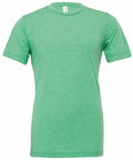 A plain light green T-shirt called CV003 by Bella + Canvas, displayed on a white background, with short sleeves and a crew neckline.