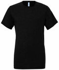 A Bella + Canvas CV003 short-sleeve t-shirt in black showcased against a white backdrop.