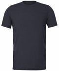 Displayed against a white backdrop is the Bella + Canvas CV011, a classic plain black t-shirt featuring a crew neck and short sleeves.