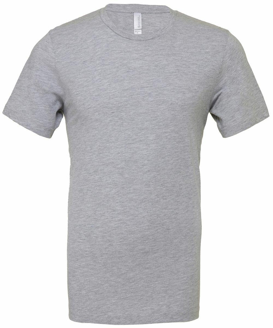 Bella + Canvas CV01H short-sleeve t-shirt in plain gray on a white background.