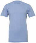A Bella + Canvas CV01H light blue t-shirt with short sleeves, displayed against a white background.
