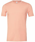 The Bella + Canvas CV01H is showcased against a white background, highlighting its plain, soft pink color and short-sleeve design. It comes with a crew neck and offers a simple, casual style.