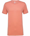 The Bella + Canvas CV01H is a plain, light orange T-shirt on a white background, featuring short sleeves and a classic crew neck for a simple and clean design.