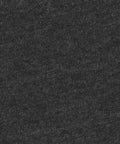 Close-up of Bella + Canvas' CV09H fabric in dark gray, featuring a soft, knitted texture.