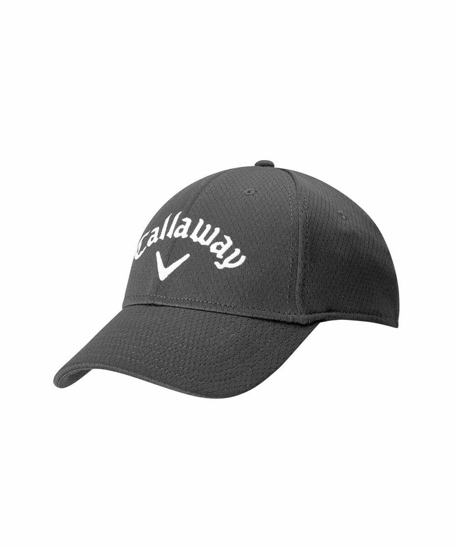 A black cap, identified as product CW092 from Callaway, featuring the brand name and logo embroidered in white on the front.