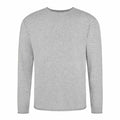 The AWDis Ecologie EA060, a plain gray long-sleeve shirt displayed against a white background.
