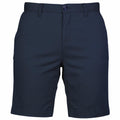 Front Row's FR606 features dark navy blue shorts with a button and zip closure, belt loops, and side pockets.