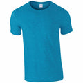 Gildan GD001 T-shirt in turquoise displayed on a white background.