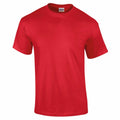 A Gildan GD002 displayed on a white background. The shirt features a classic crew neck and short sleeves, embodying a simple and casual design.