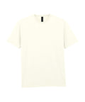 A plain white T-shirt short-sleeve crew neck t-shirt with no visible logos or designs is shown against a white background.