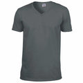 Gildan GD010 V-neck T-shirt showcased on a white background.