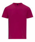 The Gildan GD024 is a plain magenta T-shirt with short sleeves and a round neckline, displayed from the front against a white background.