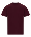 A plain, dark burgundy t-shirt from Gildan's GD024 line is displayed on a white background. The shirt features a classic crew neck and short sleeves.