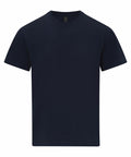 A Gildan GD024 black short-sleeve T-shirt displayed on a white background.
